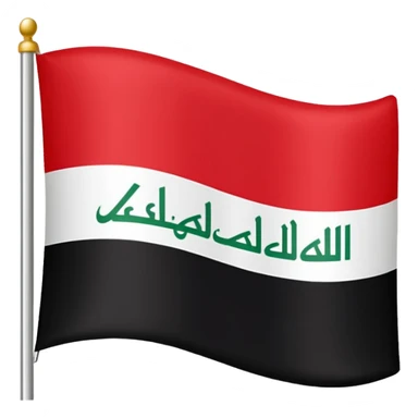 iraqi flag sticker