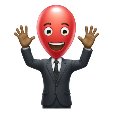 Mr. Balloon Hands sticker