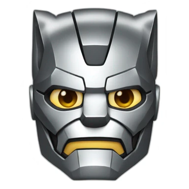 iron man with cat face sticker