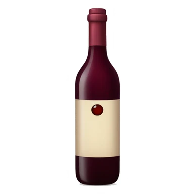 botella de vino tinto sticker