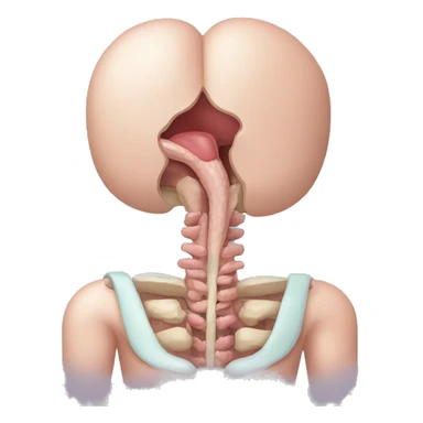 thyroid gland organ of the human body sticker