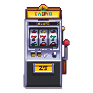 casino slot machine sticker