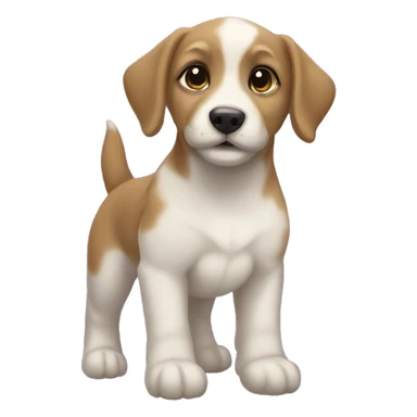 Sweet petunia pup  sticker