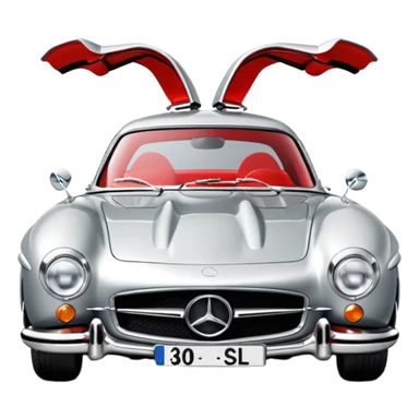 Mercedes 300 sl gullwing  sticker