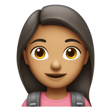 Girl traveling to australia sticker