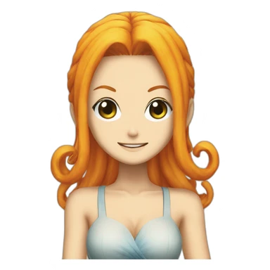 Nami from one piece sticker