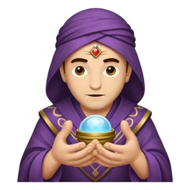 fortune teller male sticker