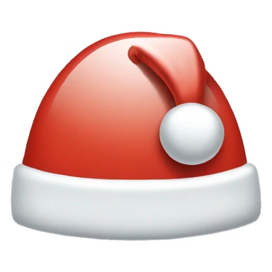 igloo xmas santa hat sticker