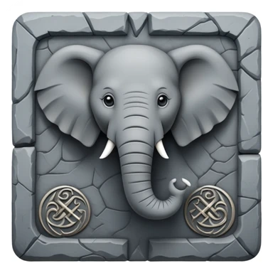 Game of thrones style elephant Sigil  sticker