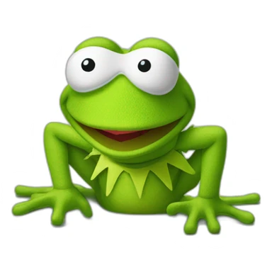 Kermit la grenouille en survêtement adidas sticker