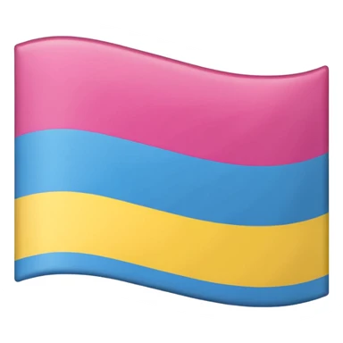 pansexual flag sticker