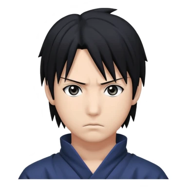 sasuke uchiha anime charther sticker