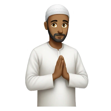 a muslim who prays sticker