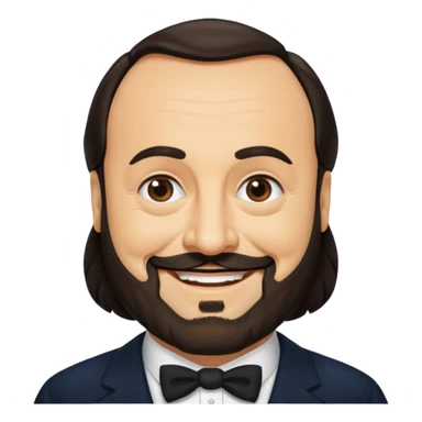 Luciano Pavarotti sticker