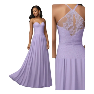 lavender prom dress  sticker