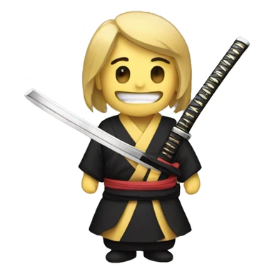 katana japaneese sticker