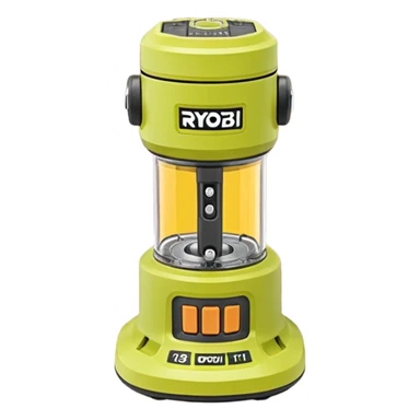 ONE+ 18V Cordless Compact Fixed Base Router RYOBI with gray base with battery sticker