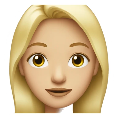 Une fille BLONDE aux yeux verts sticker