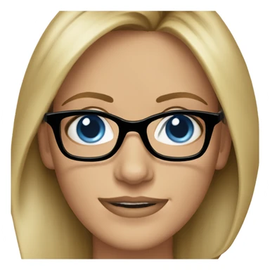 Julia Roberts blue eyes wearing black glasses  sticker