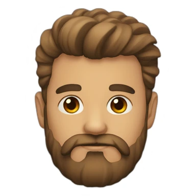 Pelirrojo con barba sticker