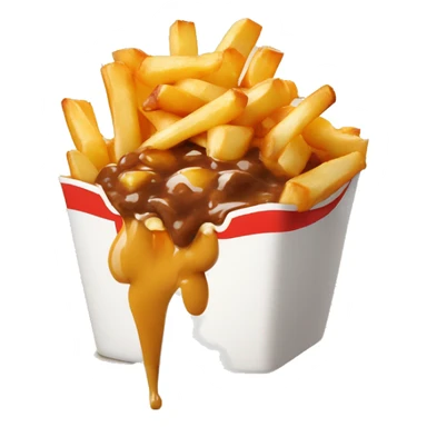 Poutine qui mange du poutine  sticker