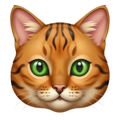 cute Bengal cat sticker