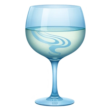 1 Baijiu cup with light blue wine sticker
