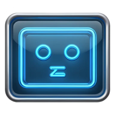  a rectangular neon sign that says RAID sticker