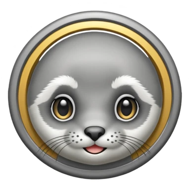 Seal with halo sticker