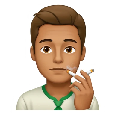gordo fumando maconha sticker