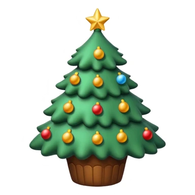 cake that looks like christmas tree sticker