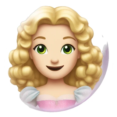 glinda from wicked in a bubble sticker
