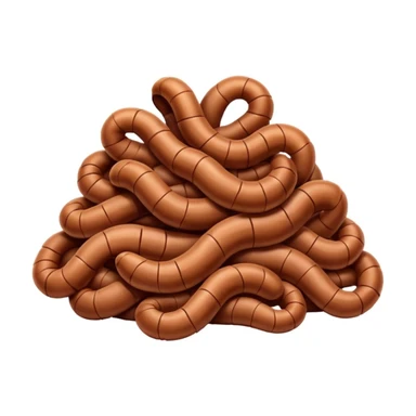 Worms upon worms sticker