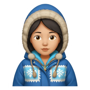 pregnant inuit sticker