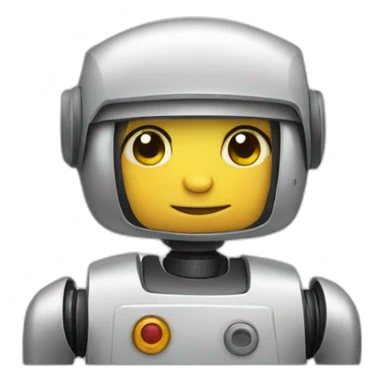 robot helper sticker