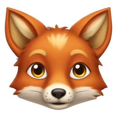 Fox that blushes sticker
