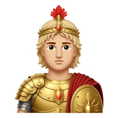 Cinematic Realistic portrait of Alexander the Great, depicted with photorealistic detail as a commanding historical conqueror, featuring sharp, lifelike facial features, meticulously rendered ancient Macedonian armor, and a laurel wreath, illuminated by natural, dramatic lighting that highlights his youthful determination and legendary presence. sticker