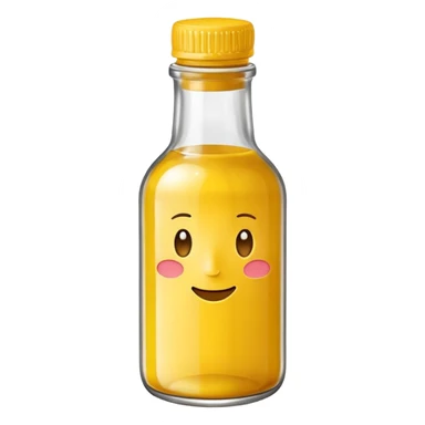 Mustard bottle saying 6-7 sticker