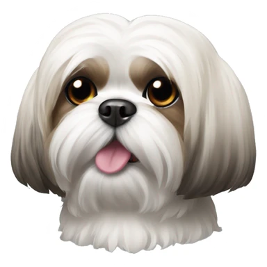 shih tzu dog sticker