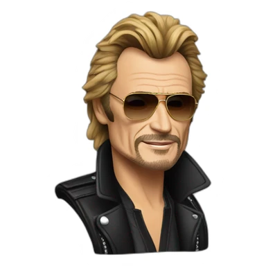 Johnny hallyday  sticker