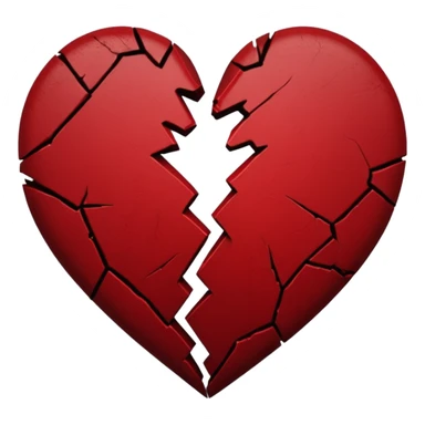 Black heartbreak from the middle sticker