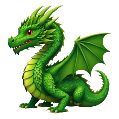 um dragão de plantas  sticker