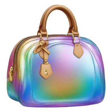 Iridescent Louis Vuitton bag sticker