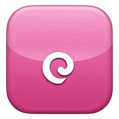 Pink 3d Pinterest logo
 sticker