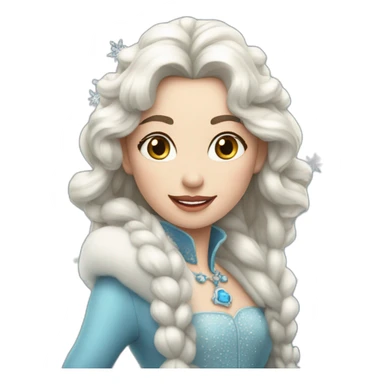 Reine des neige sticker