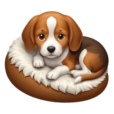 Beagle dog resting room isometir sticker