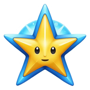 Cerebro envuelto en la estela de una estrella sticker