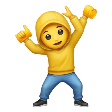 Make a dabbing emoji sticker