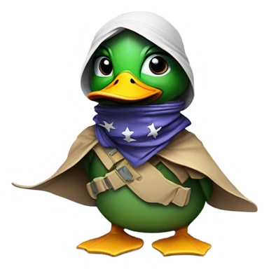 Ducks and aliens starting a revolution sticker