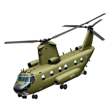 CH-47 Chinook Helicopter - boeing sticker